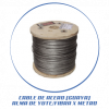 CABLE DE ACERO (GUAYA) ALMA DE YUTE/FIBRA X METRO