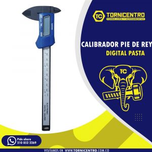 CALIBRADOR PIE DE REY Digital / Material Plástico