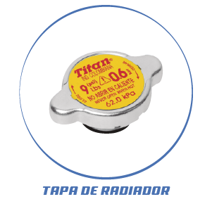 TAPA DE RADIADOR SELLADA, SENCILLA O DE PALANCA