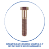 TORNILLO HEXAGONAL GRADO 8.8 MILIMETRICO BICROMATIZADO