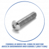 TORNILLO BRISTOL CABEZA BOTON ROSCA ORDINARIA INOXIDABLE (BUTTON)