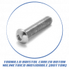 TORNILLO BRISTOL CABEZA BOTON MILIMETRICO INOXIDABLE (BUTTON)