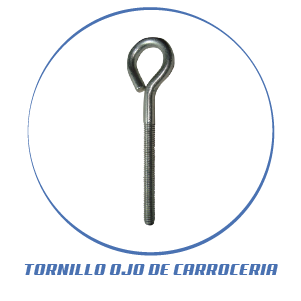 TORNILLO OJO DE CARROCERIA ZINCADO