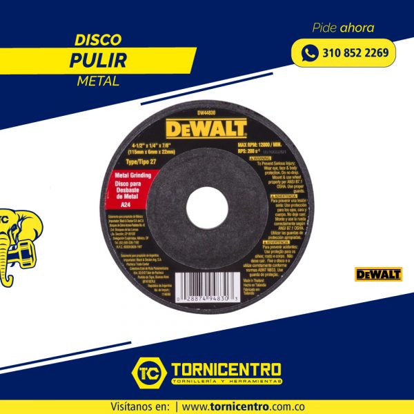 DISCO PULIR METAL