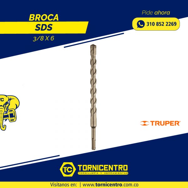 BROCA SDS 3/8 X 6