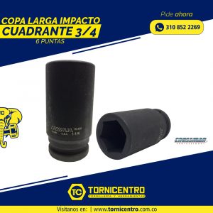 COPA LARGA IMPACTO CUADRANTE 3/4 – 6 PUNTAS