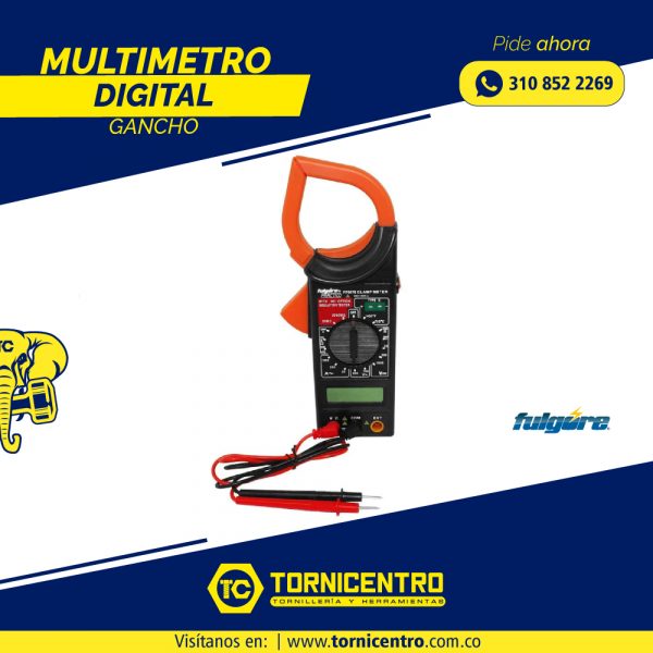 MULTIMETRO DIGITAL GANCHO