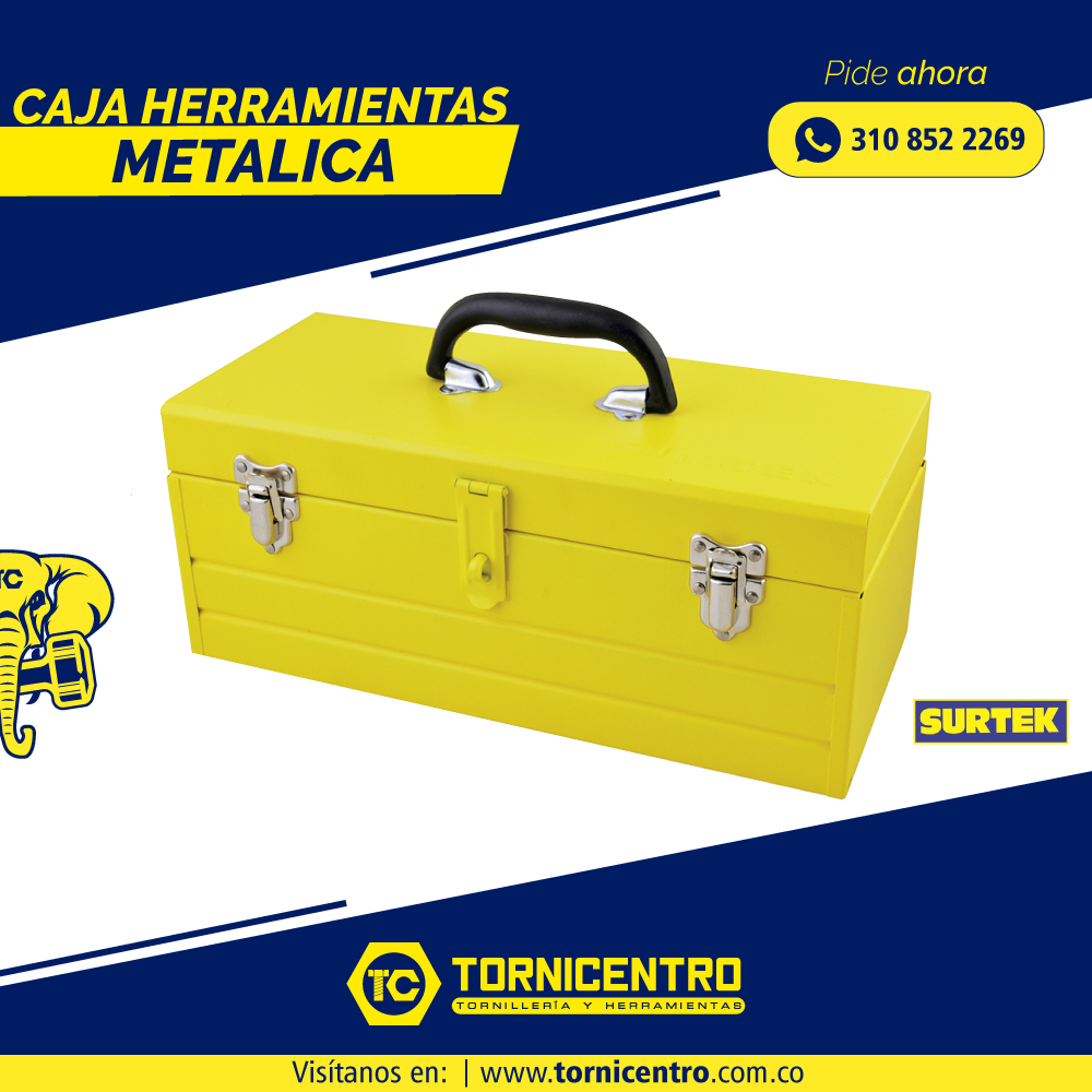 CAJA DE HERRAMIENTAS METALICAS - SURTEK - Tornicentro