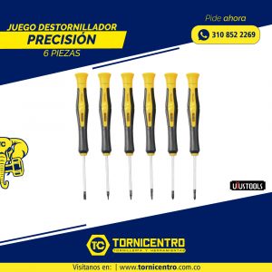 JUEGO DESTORNILLADOR PRECISION X 6 PIEZAS