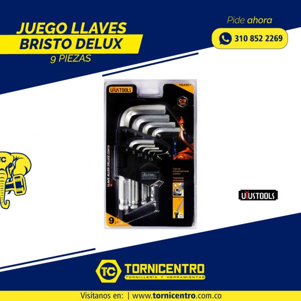 JUEGOS LLAVES BRISTOL DELUX - 9 PIEZAS