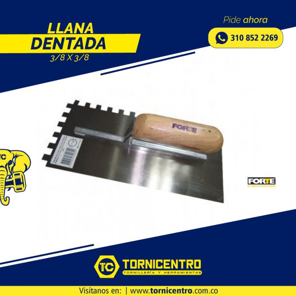LLANA DENTADA 3/8 X 3/8