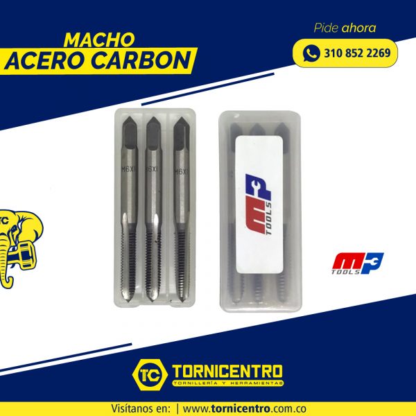 MACHO ACERO CARBÓN - MPTOOLS