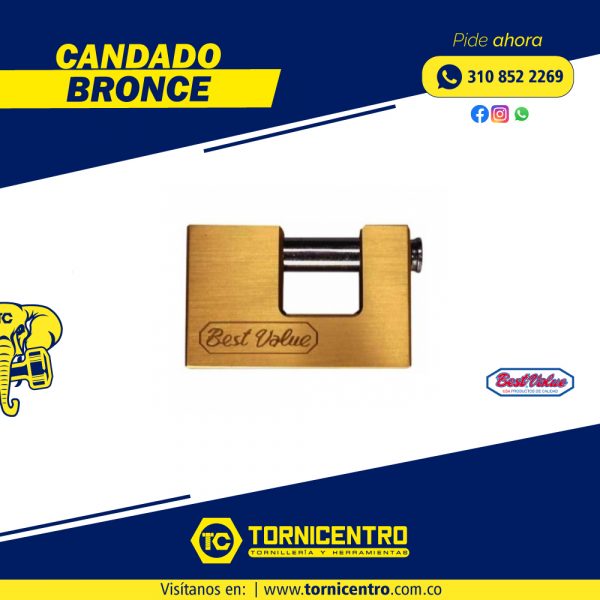 CANDADO BRONCE - BEST VALUE
