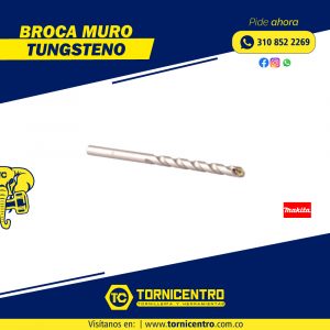 BROCA MURO TUNGSTENO