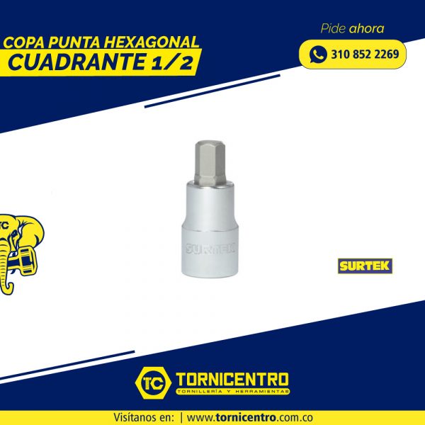COPA PUNTA HEXAGONAL CUADRANTE 1/2 - SURTEK
