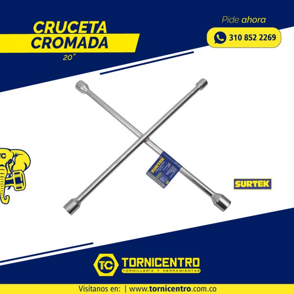 CRUCETA CROMADA - SURTEK