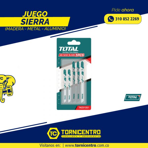 JUEGO SIERRA (MADERA-METAL-ALUMINIO)