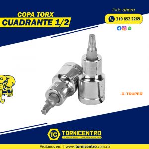 COPA TORX CUADRANTE 1/2 – TRUPER