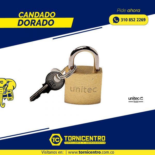 CANDADO DORADO - UNITEC