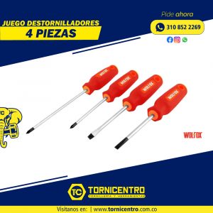 JUEGO DE DESTORNILLADORES – WOLFOX