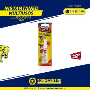 SUPER CRYL INSTANTANEO MULTIUSOS 10 SEGUNDOS