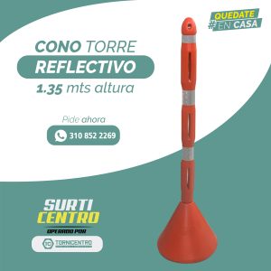 CONO TORRE REFLECTIVO 1.35