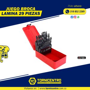 Broca Avellanadora Para Metal Juego X 6 Pcs Uyustools