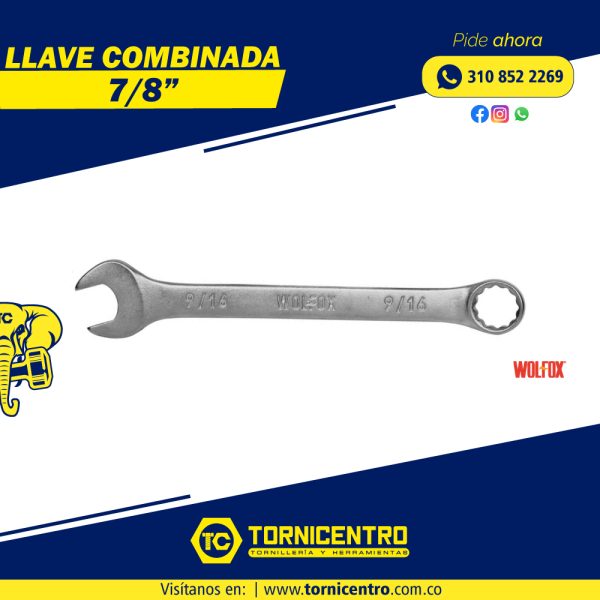 LLAVE COMBINADA - WOLFOX
