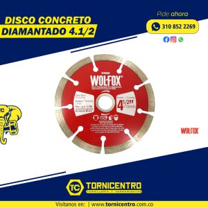 DISCO CONCRETO DIAMANTADO – WOLFOX