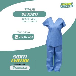 TRAJE DE MAYO DESECHABLE