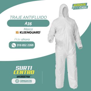 TRAJE ANTIFLUIDO A35 KLEENGUARD