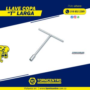 LLAVE COPA «T» LARGA