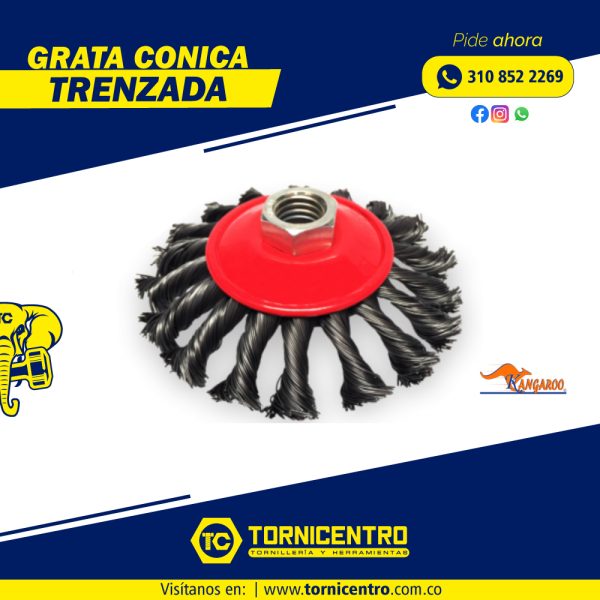 GRATA CONICA TRENZADA - KANGAROO