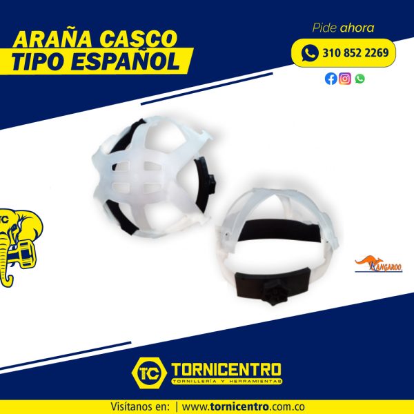 ARAÑA CASCO TIPO ESPAÑOL