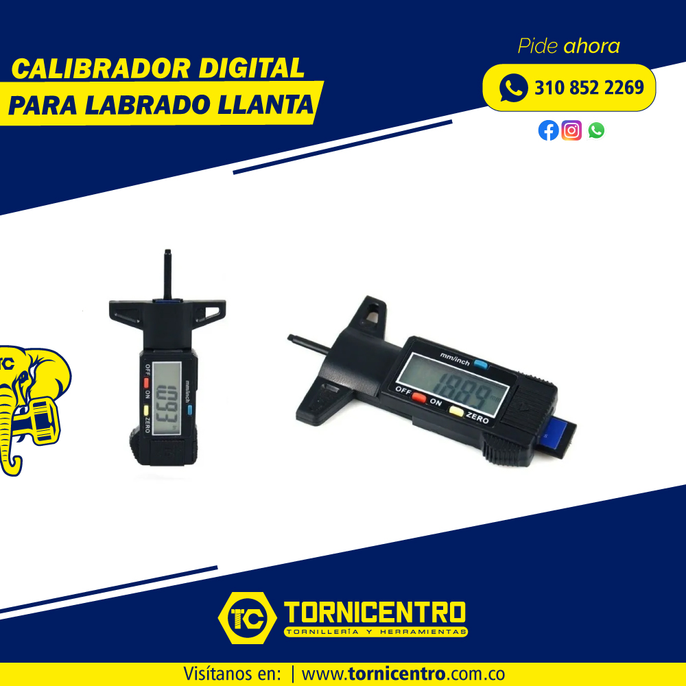 CALIBRADOR DIGITAL PARA LABRADO LLANTA