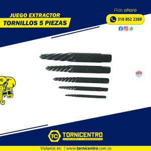 JUEGO EXTRACTOR TORNILLOS – MAXTOOLS