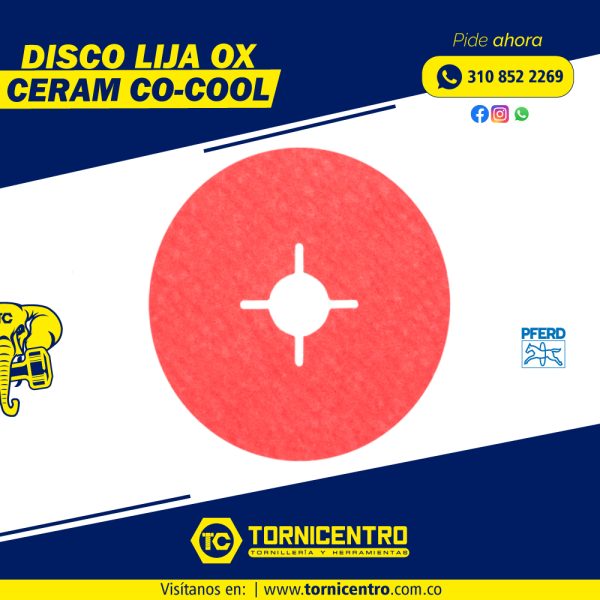 DISCO LIJA OX CERAM CO-COOL