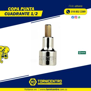 Dado de Punta Torx Cuadrante 1/2 T30