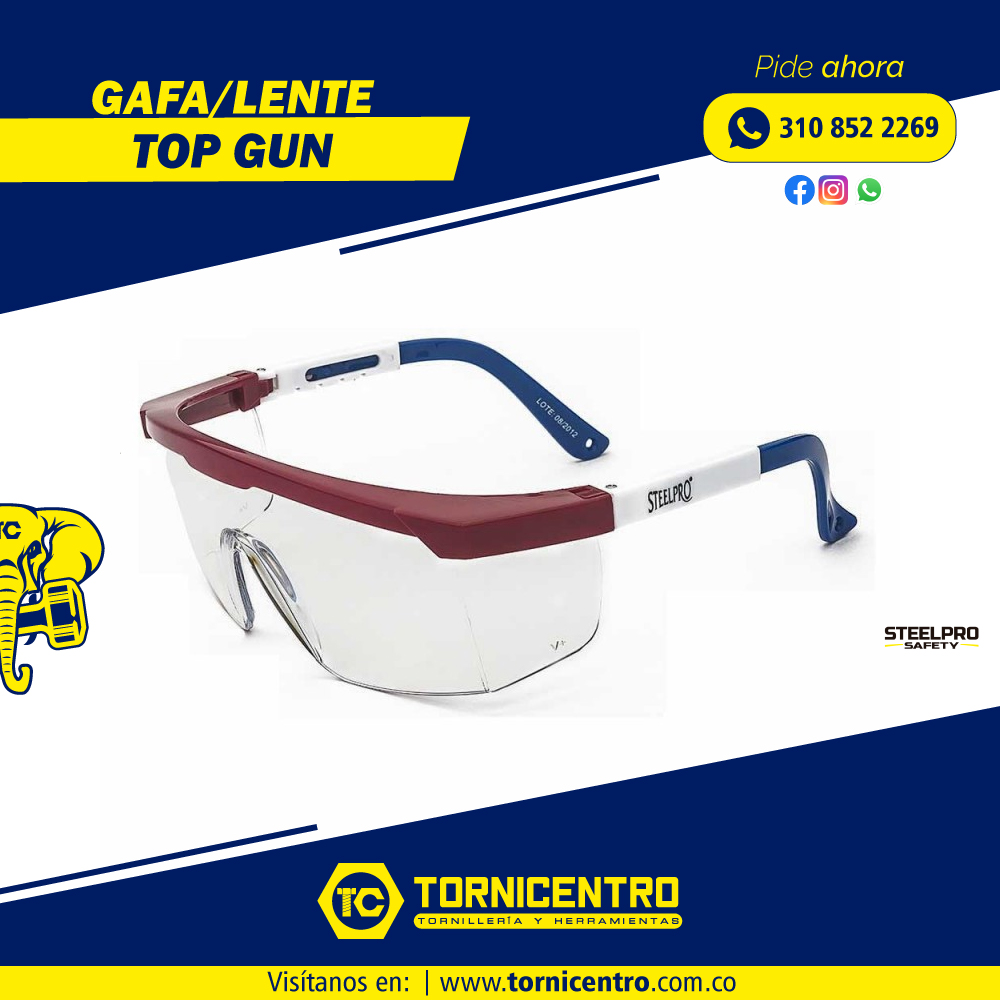 Gafas top sales gun steelpro