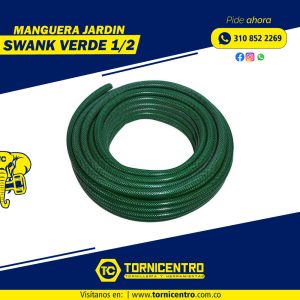 MANGUERA JARDIN SWANK VERDE