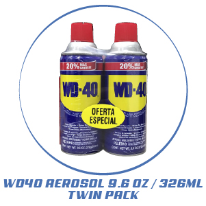 WD40 TWIN PACK AEROSOL