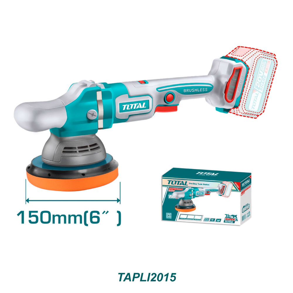 TOTAL POLICHADORA INALAMBRICA 20V TAPLI2015